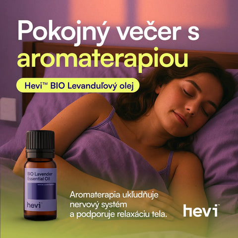 Hevi™ BIO Levanduľový Esenciálny Olej 10ml