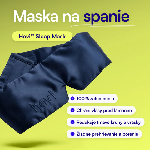 Hevi™ Hodvábna maska na spanie