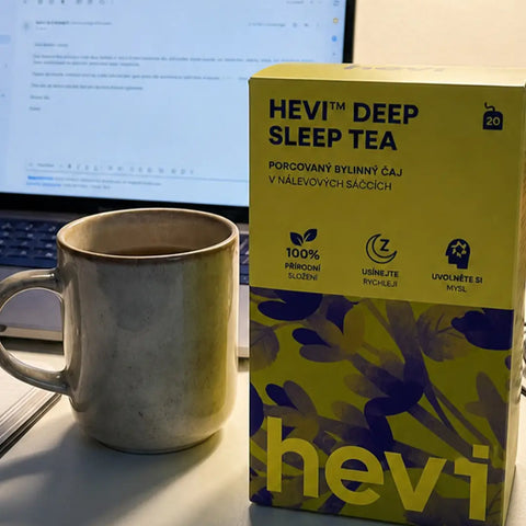 Spokojný zákazník Hevi – Hevi Deep Sleep Tea (čaj na spánok)
