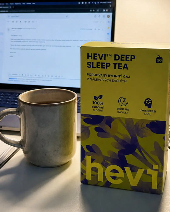 Spokojný zákazník Hevi – Hevi Deep Sleep Tea (čaj na spánok)