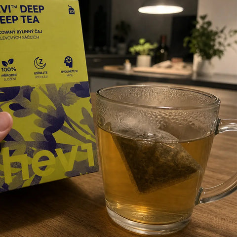 Spokojný zákazník Hevi – Hevi Deep Sleep Tea (čaj na spánok)