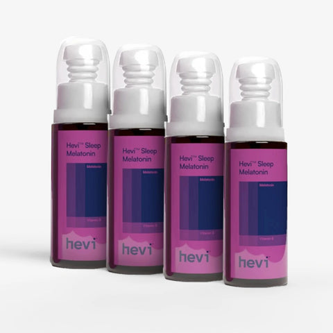 4x Hevi™ Melatonín + B6 sprej – veľkoobjemové balenie