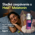 Použitie melatonínového spreja Hevi™ pred spaním