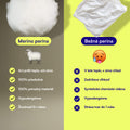 Porovnanie periny Hevi™ Perina Merino s klasickou perinou