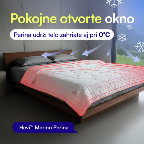 Starostlivosť o perinu Hevi™ Perina Merino