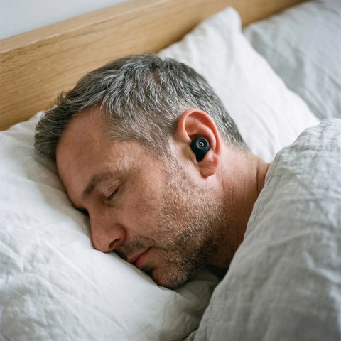 Hevi™ Silent Earplugs – pohodlné spanie na boku so štupľom v uchu