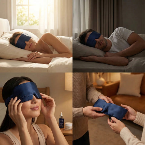 Hevi™ Hodvábna maska na spanie