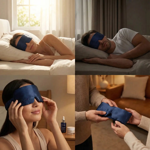 Hevi™ Hodvábna maska na spanie