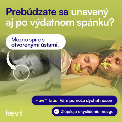 Benefity pásky na ústa Hevi™ Tape